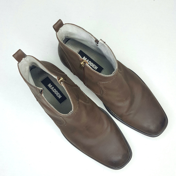 Madden Men\'s Ankle Short Boots Side Zip Sz 8.5M main image 6